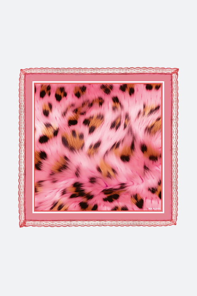 Bandana 55 Lace-Pink