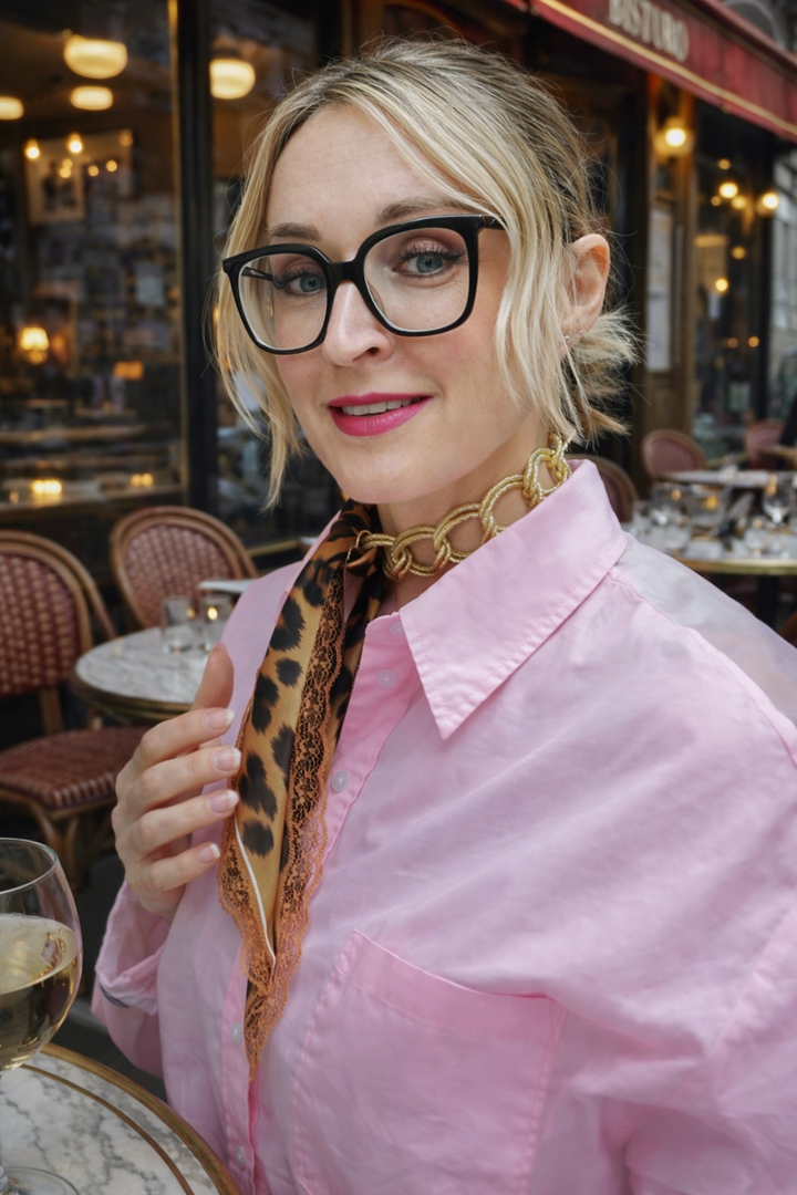 Twilly Lace Leo-Cognac